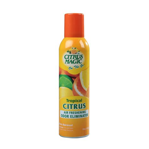 Citrus Magic Natural Odor Eliminating Air Freshener Spray Fresh Citrus