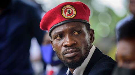 Ugandas Main Opposition Leader Bobi Wine Shot In Leg After