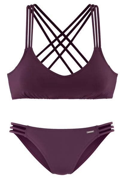 Bruno Banani Bustier Bikini Bordeaux Cup C D