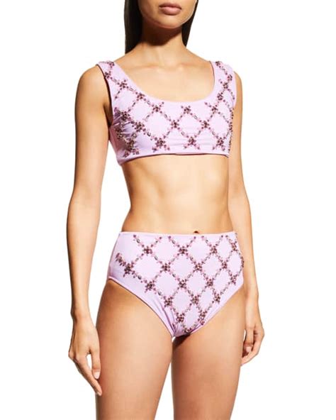 Oceanus Mary Francis Crystal Bikini Set Neiman Marcus