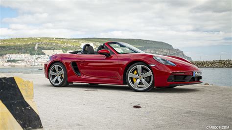 2020 Porsche 718 Boxster GTS 4 0 Color Carmine Red Side