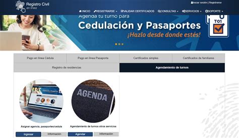 Agendamiento De Turnos En El Registro Civil Por Internet