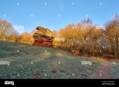 Large Sandstone Rock Example Stock Photo Alamy