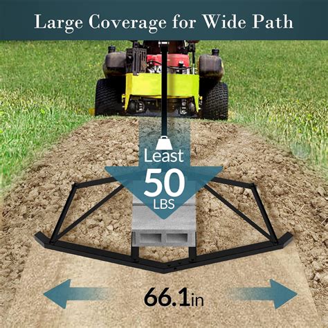 Buy Walensee Driveway Drag Heavy Duty Steel Drag Harrow 66 Width Tow