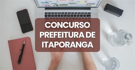 Concurso Prefeitura de Itaporanga SP edital e inscrições até R 10