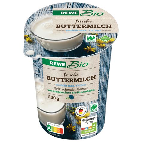 Rewe Bio Frische Buttermilch G Bei Rewe Online Bestellen