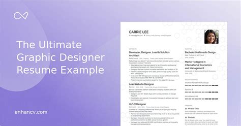 Senior Graphic Designer Resume Example Free Guide