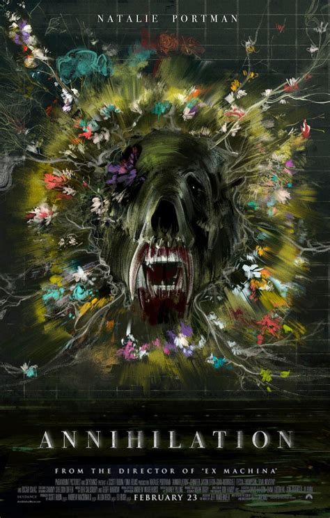 Annihilation 2018 1050 X 1650 Movie Poster Art Movie Art Horror