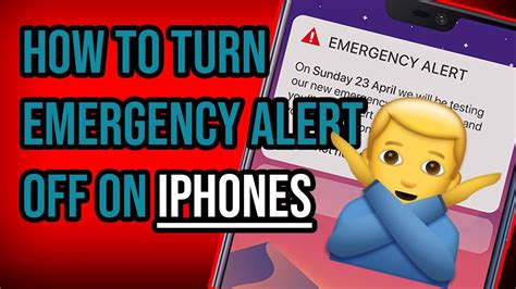 How To Turn Off Emergency Alerts On Iphones Do Not Comply Youtube