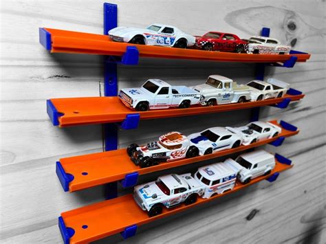 Wall Display For Hot Wheels Matchbox And Other Scale Etsy Hot Wheels Storage Toy Car