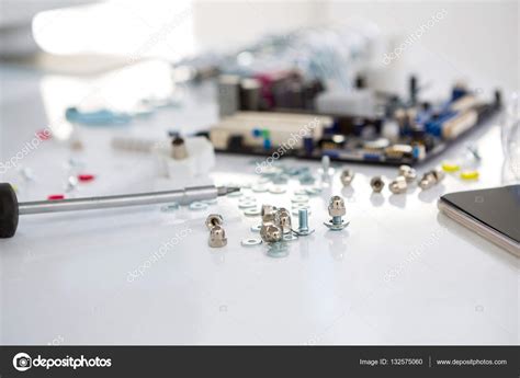 Spare parts of motherboard Stock Photo by ©Wavebreakmedia 132575060