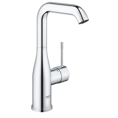 Смеситель для раковины GROHE Essence с нажимным донным клапаном, L-Size ...