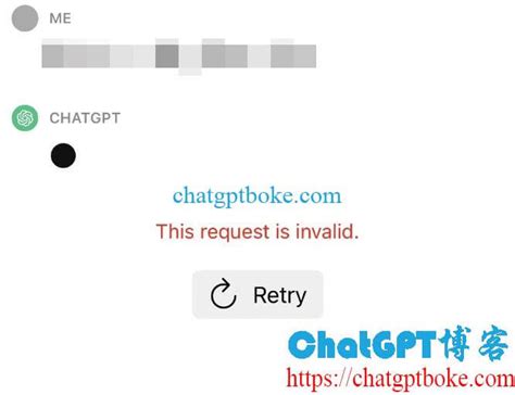 Chatgpt Ios App客户端报错this Request Is Invalid应该怎么办 Chatgpt博客