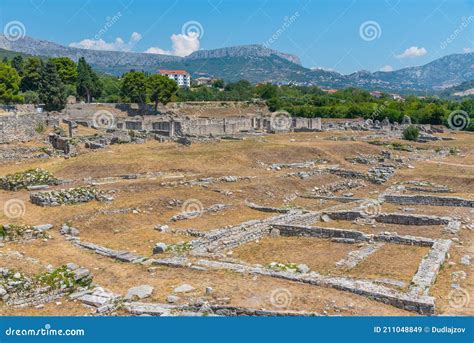 Roman Ruins Of Ancient Salona Near Split Croatia Stock Image Image