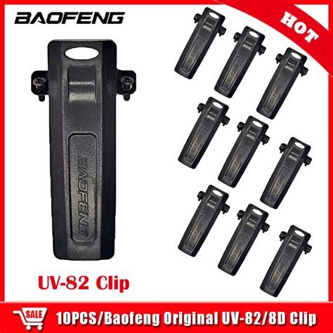 10PCS BAOFENG Original UV 82 Belt Clip For Baofeng UV82 UV 8D UV 82