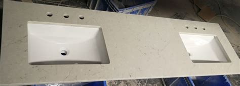 Gray Quartz Countertops | Grey - Bathroom Vanity Tops