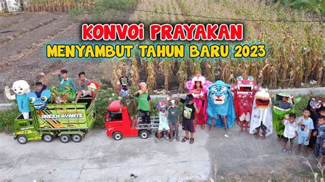 Sandi Konvoi Barongan Dan Truk Oleng Mini Prayakan Menyambut Tahun