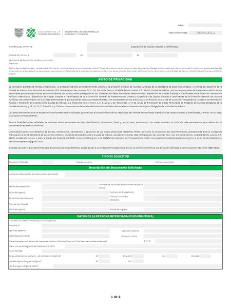 51 Expedicion De Copias Certificadas Pdf Ciudad De México México