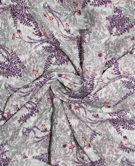 Procion Print Floral Printed S Rayon Fabric For Interlining