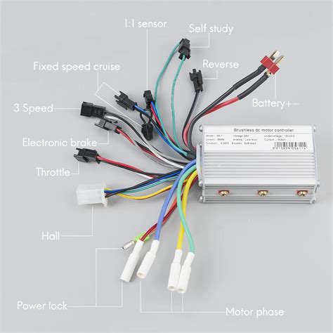 Electric Bike Controller 250w 350w 24v 36v 48v Dual Bicycle Engine