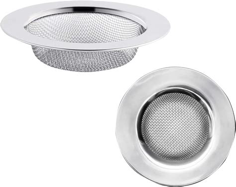 pcs stainless steel bathroom shower hair filter catcher drain cover