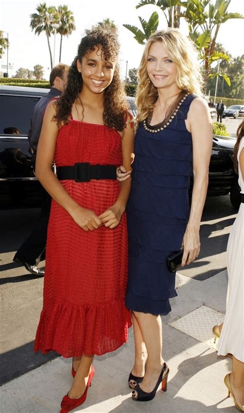 Actress Michelle Pfeiffer (R) and her daughter Claudia arrive at the ...