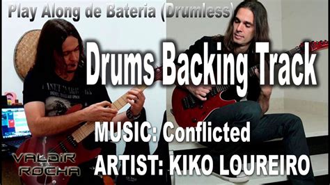 Drums Backing Track Play Along De Bateria Drumless Conflicted Kiko Loureiro By Valdir Rocha