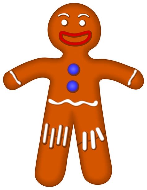 Clipart Gingerbread Man