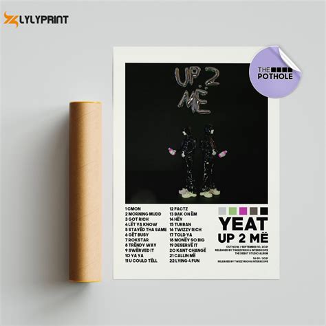 Yeat Posters / Up 2 Me Poster, Album Cover Poster, Poster Print Wall Art, Music Band Poster ...