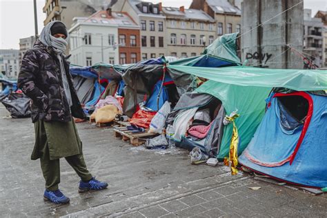 Migranti Accampati Nel Centro Di Bruxelles Primopiano Ansa It