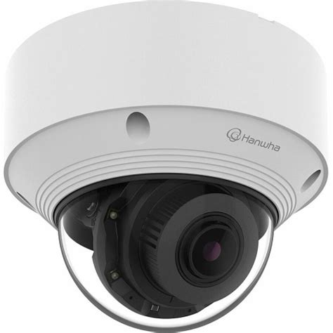 Hanwha QNV C8083R Q Series 5MP IR Vandal Dome Camera 3 2 10 2mm