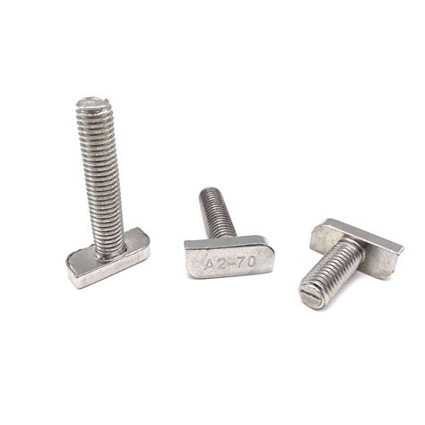 M3 M8 Stainless Steel Ss316 Ss316l A2 70 A4 70 T Head Hammer Head Bolt