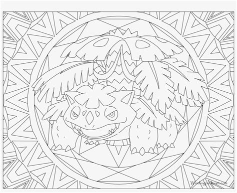 Download 003 Venusaur Pokemon Coloring Page Adult Pokemon Coloring