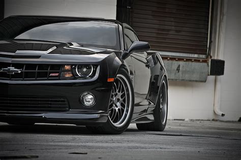 Hd Wallpaper 5th Gen Black Chevrolet Camaro Coupe Car Land Vehicle