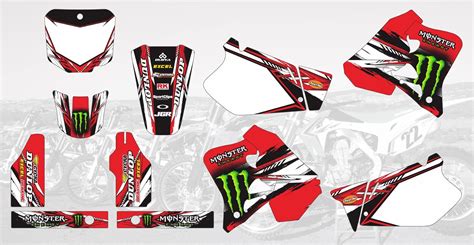 Amazon Am Motocross Dirt Bike Decals Graphics Kit For Honda Cr