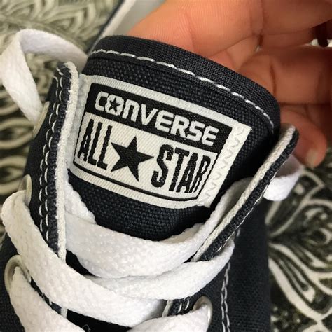 Converse All Star Low Tops In Navy Blue Brand New Depop