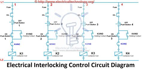 Enclavamiento El Ctrico Diagrama De Potencia Y Control