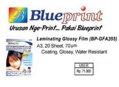 Jual Kertas Foto Laminating Glossy Film BP GFA355 Blueprint Di Lapak