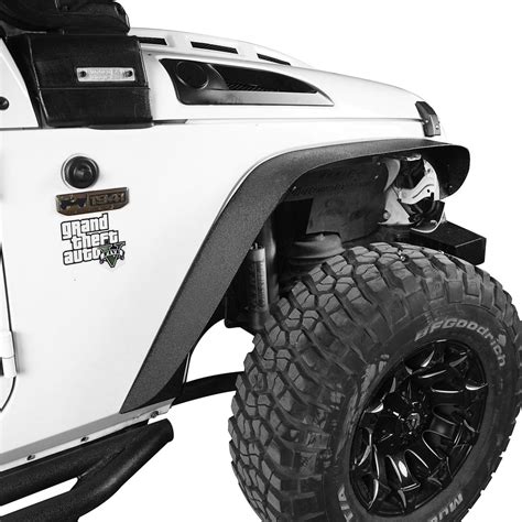 Jeep JK Flat Fender Flares Steel Fender Flares for 2007-2018 Jeep Wrangler JK – Bunker 4x4