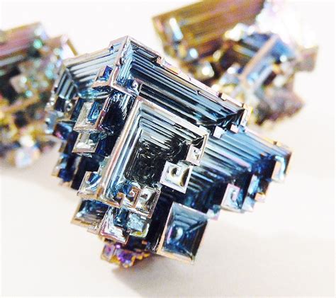 Dazzling Bismuth Crystals Look Like Hypnotizing Rainbow Stairs