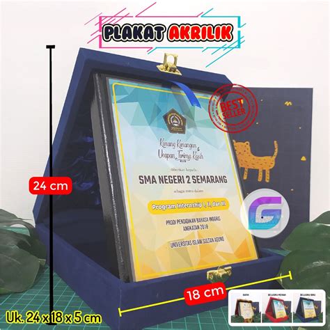 Jual PLAKAT BOX UK 24x18x5 CM PLAKAT CUSTOM PLAKAT WISUDA PLAKAT