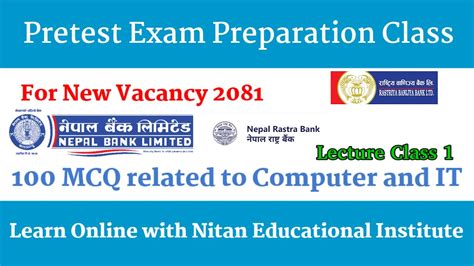 NRB RBB NBL Pretest Exam Preparation Class For New Vacancy 2081 YouTube