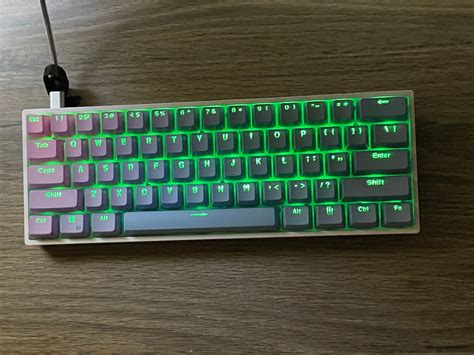 GK61X 60% RGB Mechanical Keyboard With Cotton Candy Gradient | Etsy