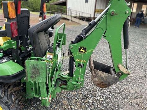 John Deere R Tractor W B Backhoe Nutt Auction