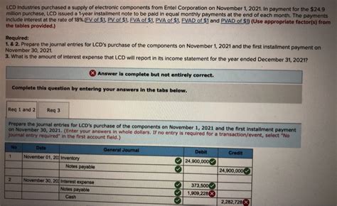 Solved Lcd Industries Purchased A Supply Of Electronic Chegg