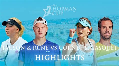 Clara Tauson Holger Rune Vs Aliz Cornet Richard Gasquet Denmark