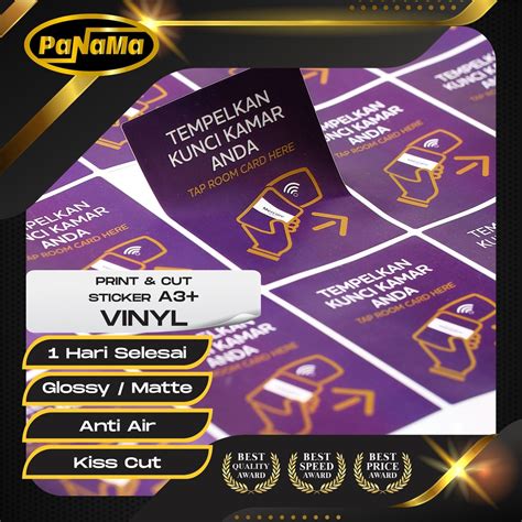 Jual Print Cut Sticker Vinyl A Cetak Kiss Cut Stiker Label Vinyl