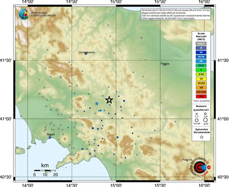 Terremoto 2 Km SW Sant Arcangelo Trimonte BN Magnitudo ML 3 5 27