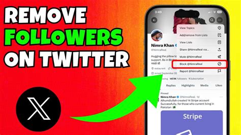 How To Remove Followers On Twitter Ios Android Youtube