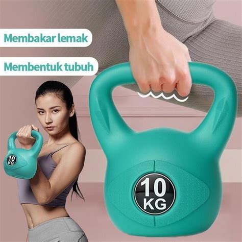 Jual Kettlebell Kg Pvc Alat Olahraga Di Rumah Shopee Indonesia